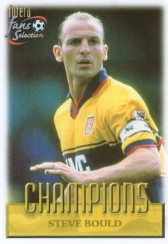 1999 Futera Arsenal Fans' Selection #89 Steve Bould Front