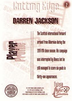 1999 Futera Celtic Fans' Selection #2 Darren Jackson Back