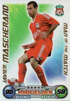 2008-09 Topps Match Attax Premier League #NNO Javier Mascherano Front
