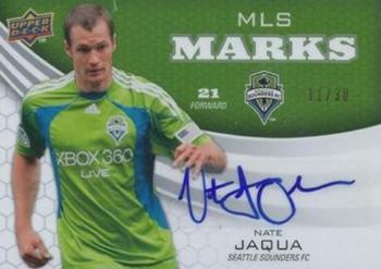 2010 Upper Deck MLS - MLS Marks #MK-NJ Nate Jaqua Front