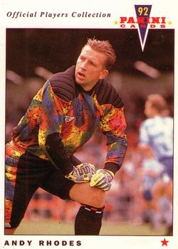 1992 Panini UK Players Collection #326 Andy Rhodes Front