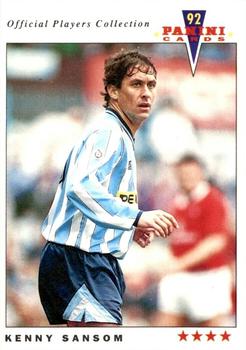 1992 Panini UK Players Collection #44 Kenny Sansom Front