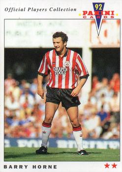 1992 Panini UK Players Collection #232 Barry Horne Front