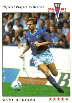 1992 Panini UK Players Collection #387 Gary Stevens Front