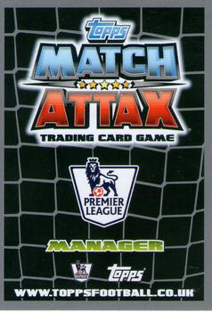 2011-12 Topps Match Attax Premier League #181 Alan Pardew Back