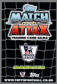 2011-12 Topps Match Attax Premier League #145 Roberto Mancini Back