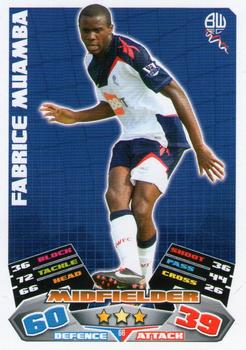 2011-12 Topps Match Attax Premier League #66 Fabrice Muamba Front