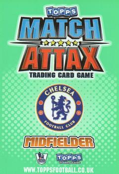 2010-11 Topps Match Attax Premier League #119 John Obi Mikel Back