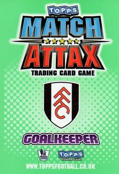 2010-11 Topps Match Attax Premier League #145 Mark Schwarzer Back