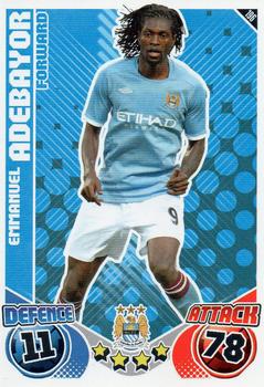 2010-11 Topps Match Attax Premier League #196 Emmanuel Adebayor Front