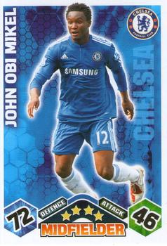 2009-10 Topps Match Attax Premier League #NNO John Obi Mikel Front