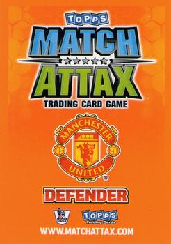 2009-10 Topps Match Attax Premier League #NNO Patrice Evra Back
