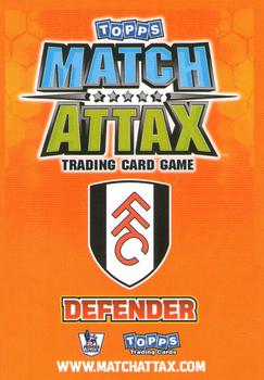 2009-10 Topps Match Attax Premier League #NNO Aaron Hughes Back
