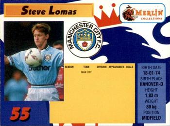 1993 Merlin's Premier League #55 Steve Lomas Back