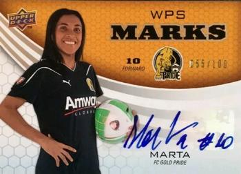 2010 Upper Deck MLS - WPS Marks #WM-MA Marta Front