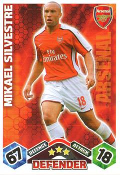 2009-10 Topps Match Attax Premier League Extra #NNO Mikael Silvestre Front