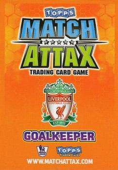 2009-10 Topps Match Attax Premier League Extra #NNO Pepe Reina Back