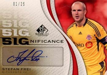 2011 SP Game Used - SIGnificance #SIG-FR Stefan Frei Front