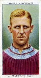 1939-40 Wills's Association Footballers #2 James Allen Front
