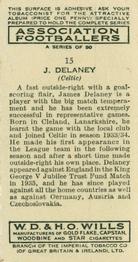 1939-40 Wills's Association Footballers #15 James Delaney Back