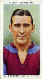 1939-40 Wills's Association Footballers #21 Leonard Goulden Front
