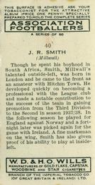 1939-40 Wills's Association Footballers #40 Reg Smith Back
