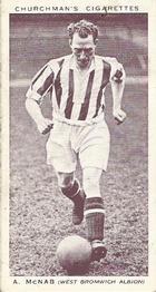 1938 Churchman's Association Footballers 1st Series #27 Alexander McNab Front