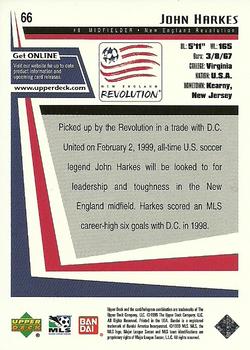 1999 Upper Deck MLS #66 John Harkes Back