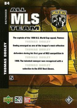 1999 Upper Deck MLS - All-MLS #B4 Thomas Dooley Back