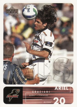 2000 Upper Deck MLS #17 Ariel Graziani Front