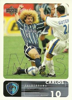2000 Upper Deck MLS #48 Carlos Valderrama Front