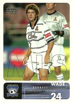 2000 Upper Deck MLS #61 Wade Barrett Front