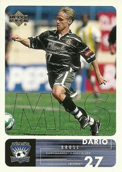 2000 Upper Deck MLS #64 Dario Brose Front