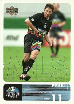2000 Upper Deck MLS #72 Preki Front