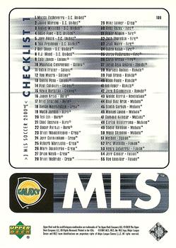 2000 Upper Deck MLS #109 Cobi Jones Back