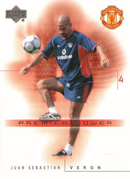 2001 Upper Deck Manchester United #52 Juan Sebastian Veron Front