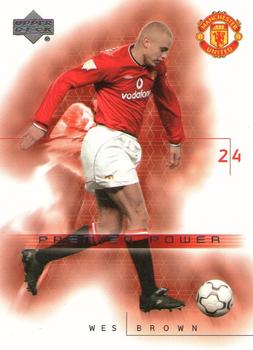 2001 Upper Deck Manchester United #57 Wes Brown Front