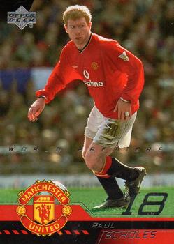2001 Upper Deck Manchester United World Premiere #5 Paul Scholes Front