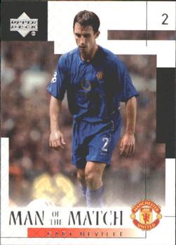 2002 Upper Deck Manchester United #38 Gary Neville Front