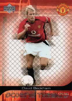 2002 Upper Deck Manchester United #71 David Beckham Front