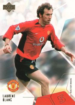 2003 Upper Deck Manchester United Mini Playmakers #5 Laurent Blanc Front