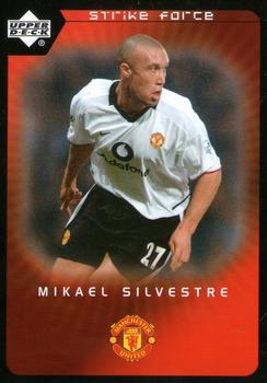 2003 Upper Deck Manchester United Strike Force #76 Mikael Silvestre Front
