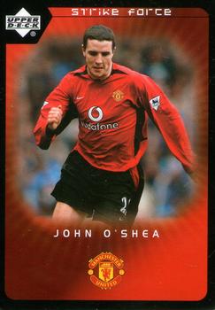 2003 Upper Deck Manchester United Strike Force #82 John O'Shea Front