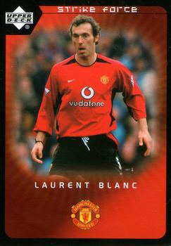 2003 Upper Deck Manchester United Strike Force #88 Laurent Blanc Front