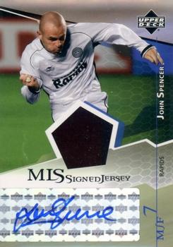 2004 Upper Deck MLS - MLS Signed Jerseys #JS-SJ John Spencer Front