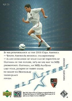 2004 Upper Deck MLS - MLS Stars #ST21 Amado Guevara Back