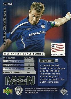 2005 Upper Deck MLS - Goal Men #GM14 Taylor Twellman Back