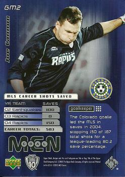 2005 Upper Deck MLS - Goal Men #GM2 Joe Cannon Back