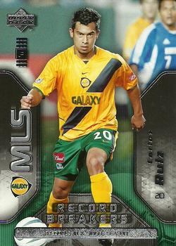 2005 Upper Deck MLS - Record Breakers #RB7 Carlos Ruiz Front