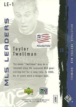 2006 Upper Deck MLS - Leaders #LE-1 Taylor Twellman Back